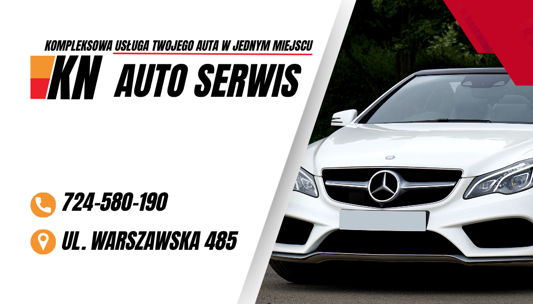 Projekt wizytówki KN Auto Serwis
